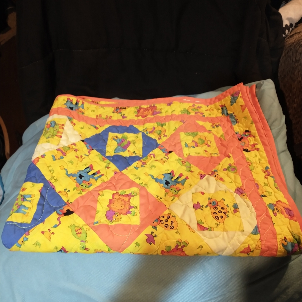 Handmade receiving quilt